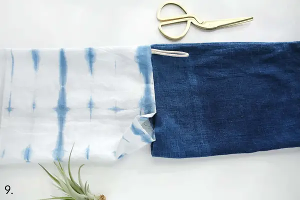 Indigo Christmas Stocking DIY