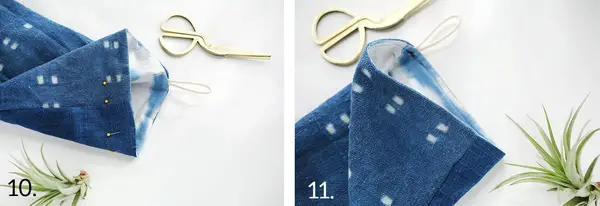 Indigo Christmas Stocking DIY