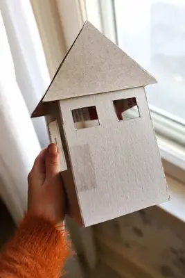 House Christmas Tree Topper DIY