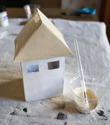 House Christmas Tree Topper DIY