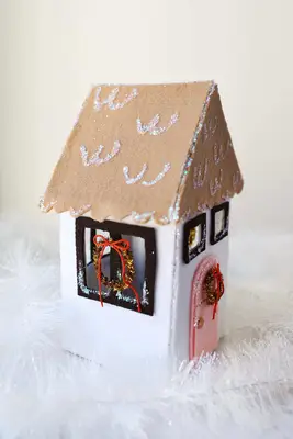 House Christmas Tree Topper DIY