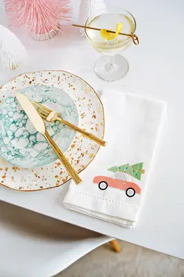 Christmas Napkin Iron-On DIY (With Printable!)
