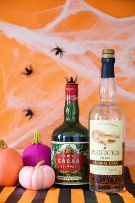 Halloween Cocktail + Stencil DIY