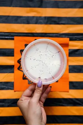 Halloween Cocktail + Stencil DIY