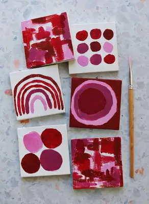 DIY Mini Art Easel Ornaments