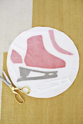 Ice Skate Pillow DIY!