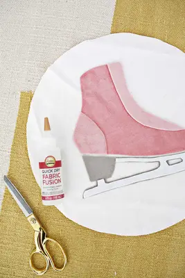 Ice Skate Pillow DIY!