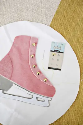 Ice Skate Pillow DIY!