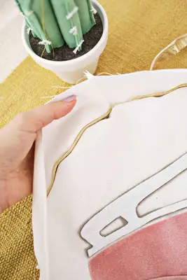 Ice Skate Pillow DIY!