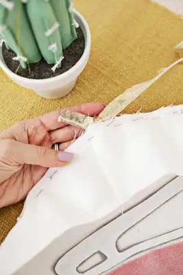 Ice Skate Pillow DIY!