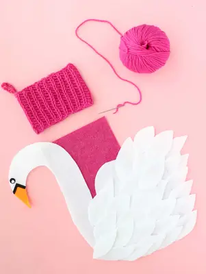 Make Your Own Swan Stocking