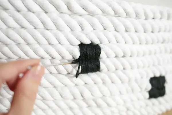 Rope Christmas Tree Collar DIY