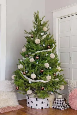 Rope Christmas Tree Collar DIY