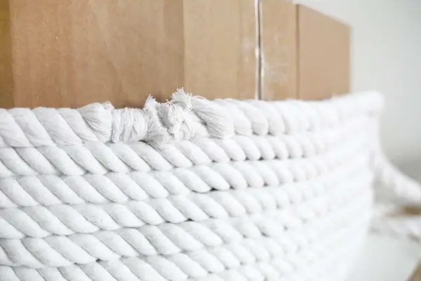 Rope Christmas Tree Collar DIY