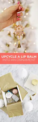 Upcycle A Lip Balm Into An Ornament!
