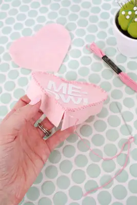 Conversation Heart Pet Toy DIY