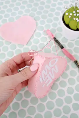 Conversation Heart Pet Toy DIY