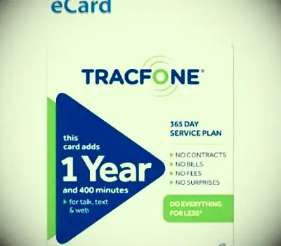 Plan de service TracFone d'un an