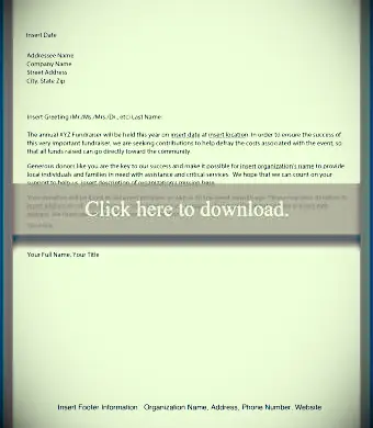 모금 행사 기부 편지