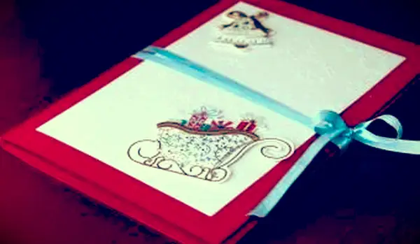 carte de Noël fait maison