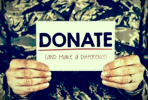 パープルハートの寄付