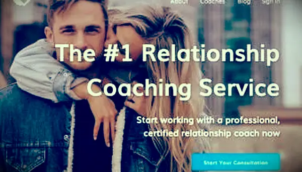 Screenshot der Relationship Hero-Startseite