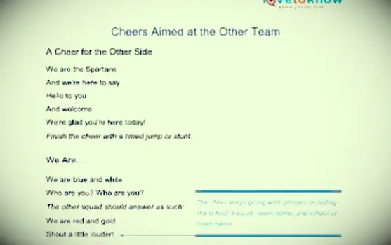 witam okrzyki skierowane do innego zespołu do druku