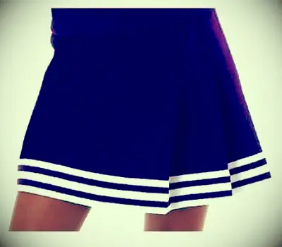 חצאית קו שלושה קפלים ב- Amazon.com