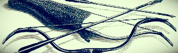 Porristas con arco y flecha