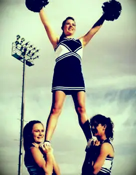 Schwierige Cheerleading-Stunts