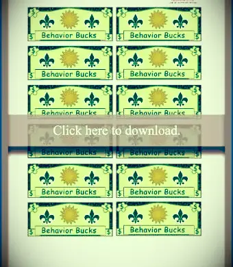 Tabla de comportamiento de los Bucks para imprimir gratis