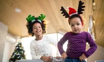 トナカイのようなかわいい姉妹