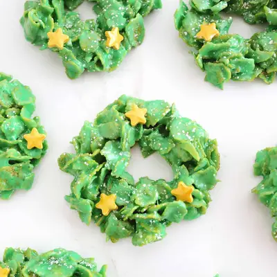 עוגיות זר חג המולד