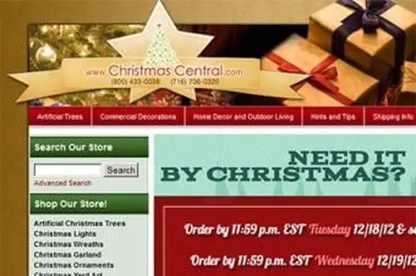 Sito web di Christmas Central