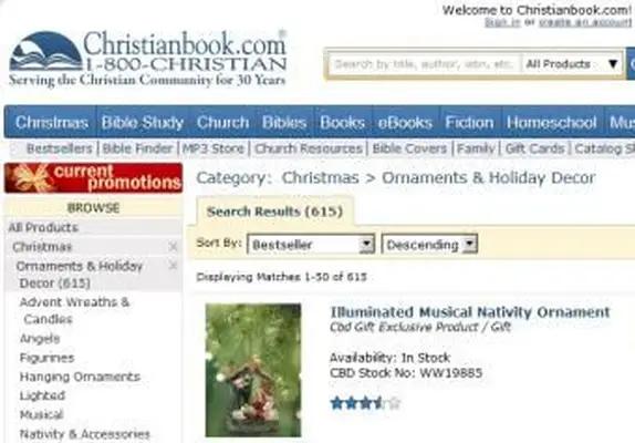 Negozio online di Christian Book