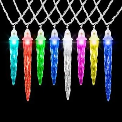 Sada svetiel na reťazec Icicle, ktorá mení farbu