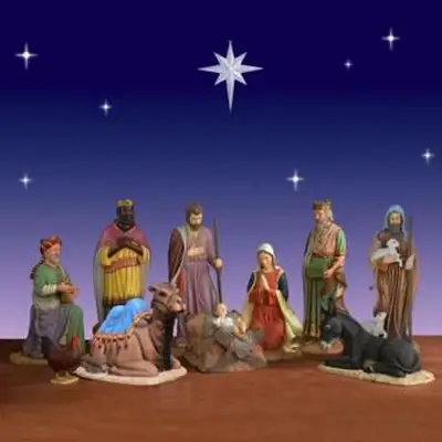 等身大のキリスト降誕セット