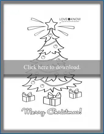 כרטיס חג המולד של עץ