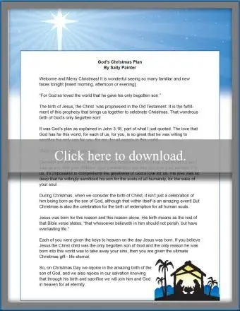 Plan de Noël des dieux