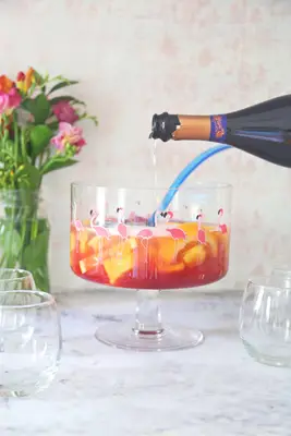 Sparkling Hibiscus Sangria