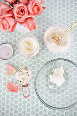 Whipped Rose Geranium Shaving Cream DIY