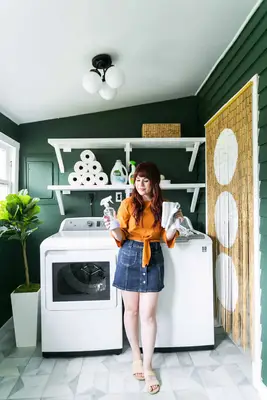 Crea una rutina de sala de lavandería más verde