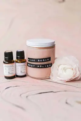 Pink Cukr těle lesk