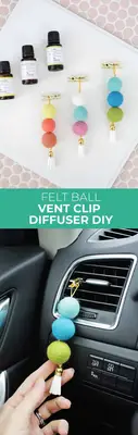 Easy Wool Ball Diffuser For Your Car!