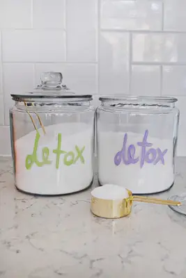 Băi de sare Epsom înmuiat