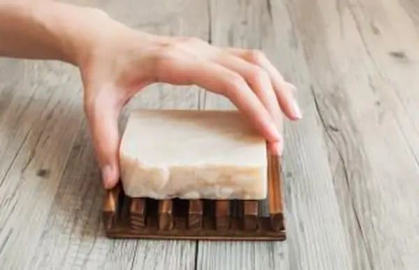 손을 잡고 바 비누