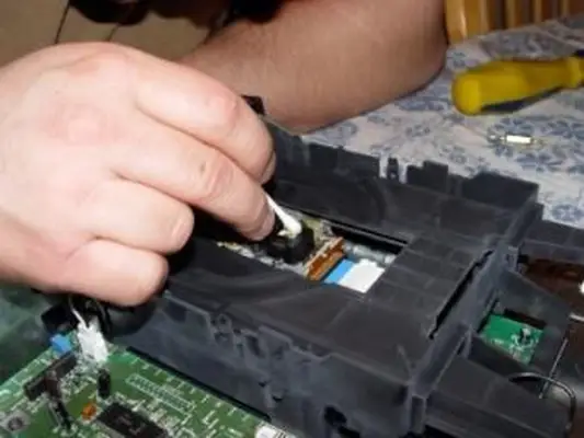 DVD 플레이어 청소