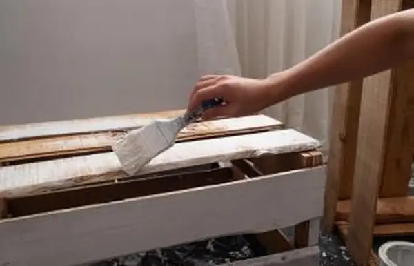 Cajas de madera de pintura a mano