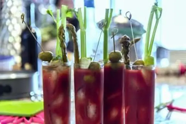 Coquetéis de Bloody Mary