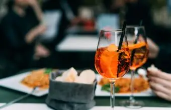 Spritz de aperol rosa Whitney